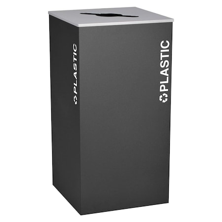 Ex-Cell Kaiser 36 Gallon Paper Recycling Bin, Black EX122779